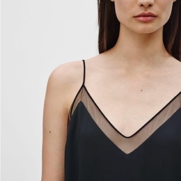 Aritzia Babaton Slip Dress Black | Minor Flaw on Mesh - Picture 5 of 11